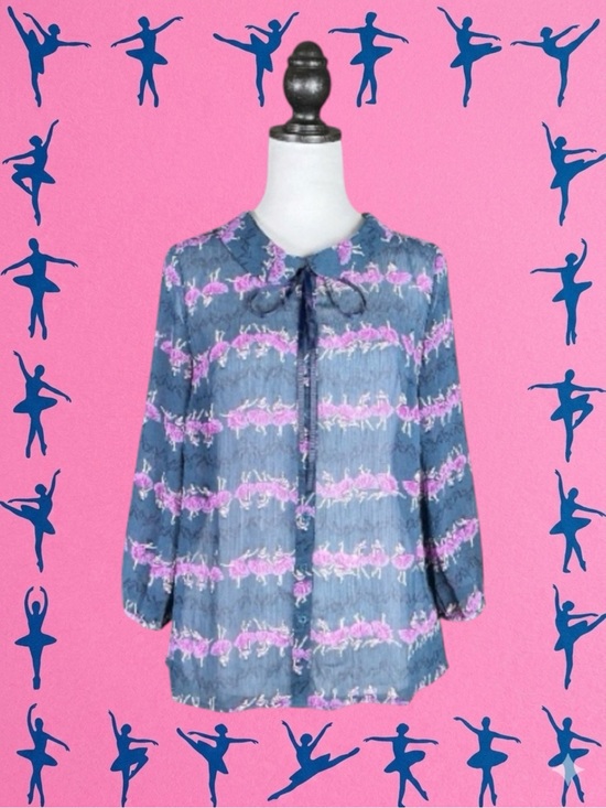 Modcloth Tops - ModCloth Retro Mod Balletcore Coquette Grandmacore Twee Indie Maximalist Top M